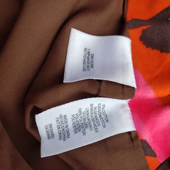 Jones NY Bright Floral Spring Stretch Skirt 18W - Picture 4 of 8